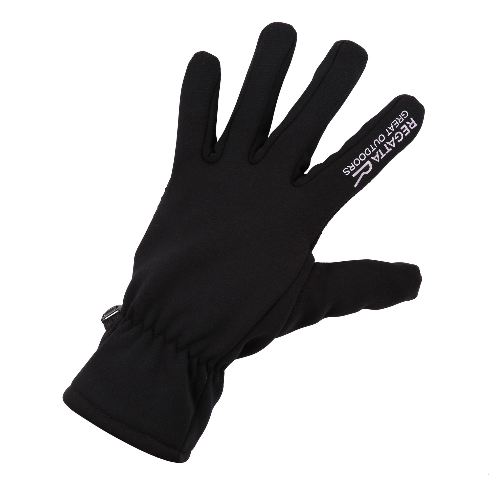 Black - Front - Regatta Unisex Adult Extol II Touch Screen Winter Gloves