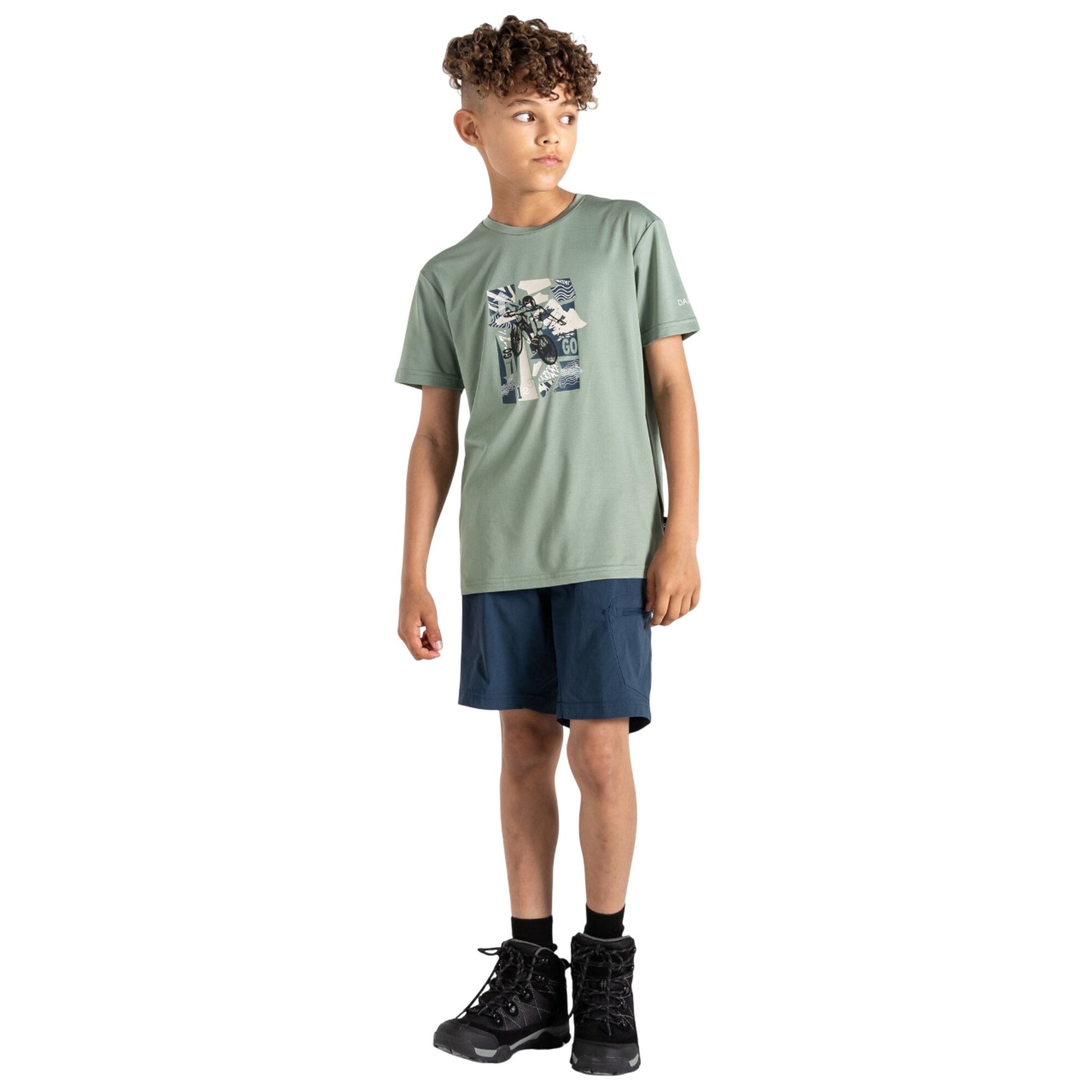 Lilypad - Side - Dare 2B Childrens-Kids Amuse II Monkey T-Shirt