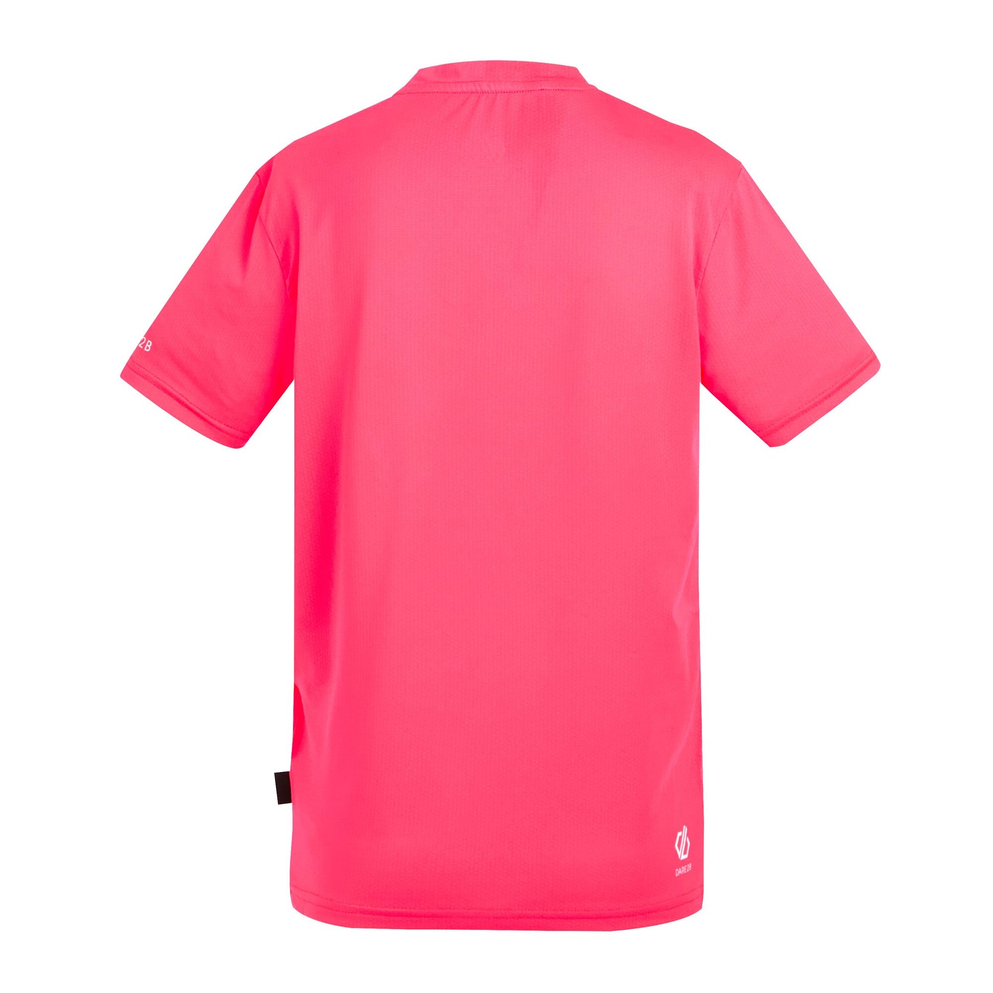 Neon Pink - Back - Dare 2B Childrens-Kids Amuse II Monkey T-Shirt