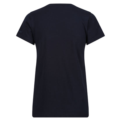 Navy - Back - Regatta Womens-Ladies Filandra VIII Amore Heart T-Shirt