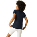 Navy - Pack Shot - Regatta Womens-Ladies Filandra VIII Amore Heart T-Shirt