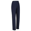 Navy - Pack Shot - Regatta Great Outdoors Womens-Ladies Geo Softshell II Long Leg Trousers