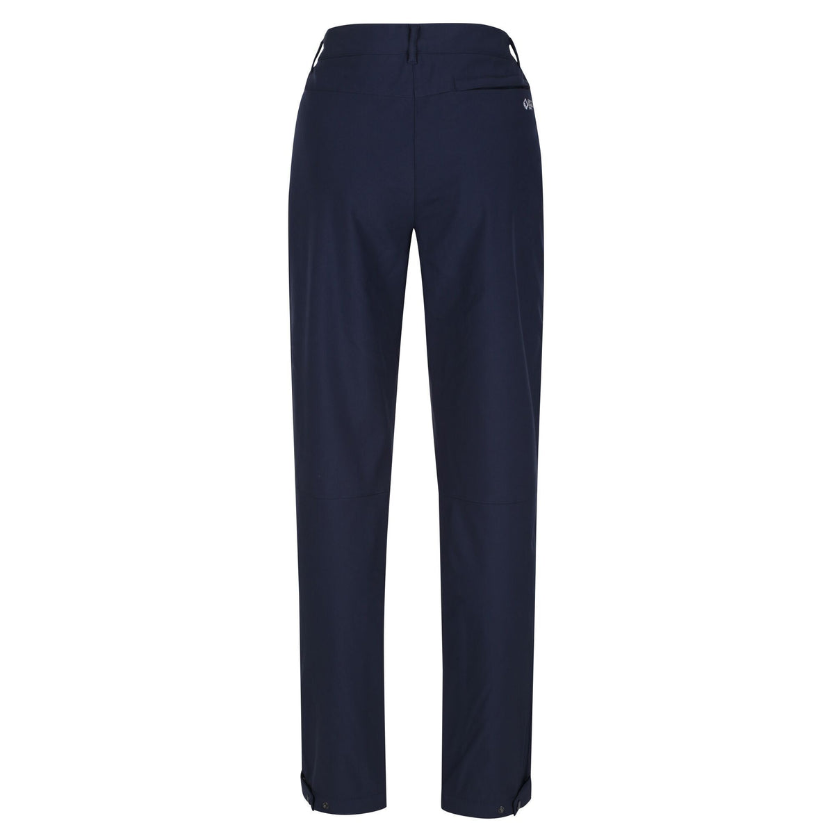 Navy - Close up - Regatta Great Outdoors Womens-Ladies Geo Softshell II Long Leg Trousers