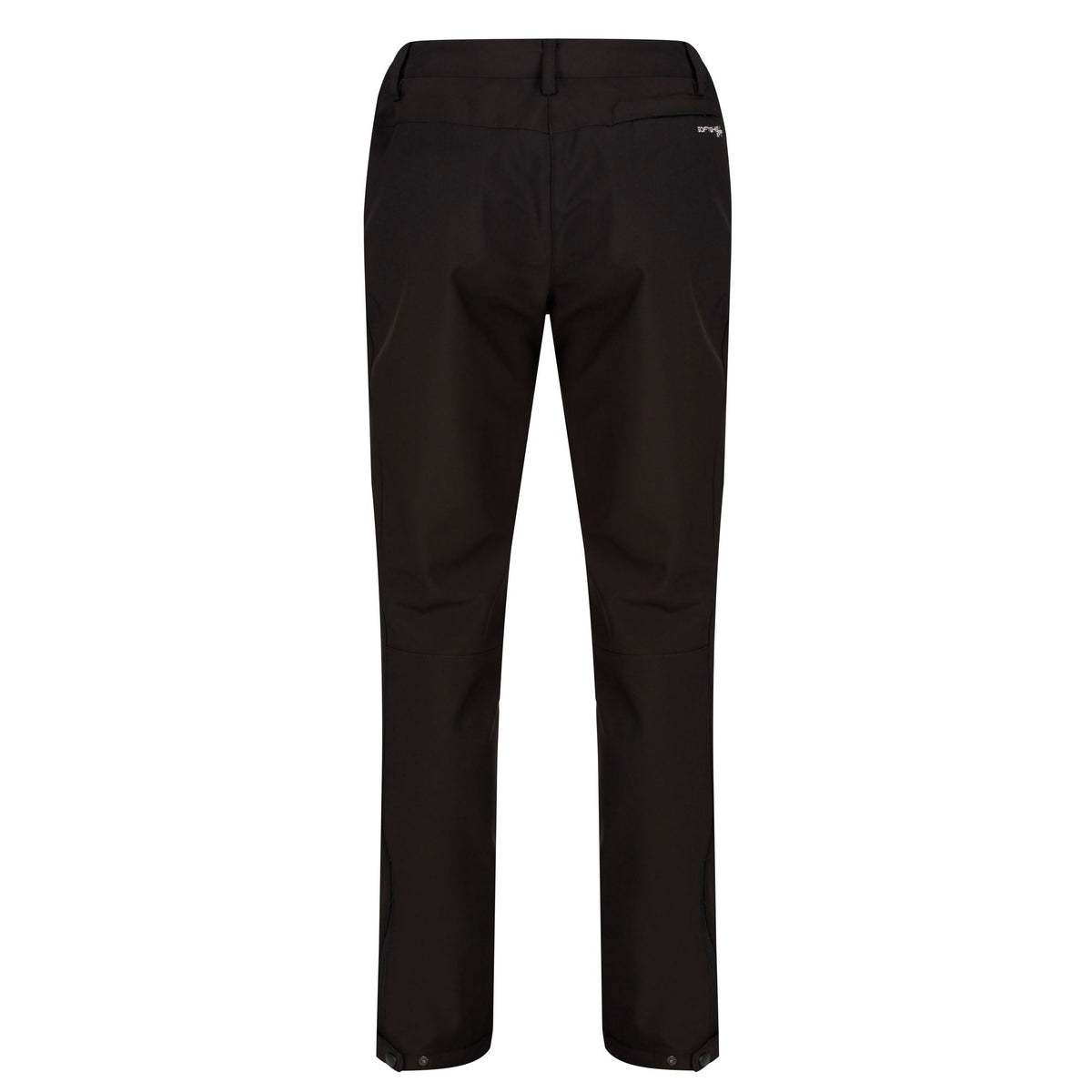 Black - Close up - Regatta Great Outdoors Womens-Ladies Geo Softshell II Long Leg Trousers