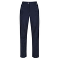 Navy - Front - Regatta Great Outdoors Womens-Ladies Geo Softshell II Long Leg Trousers