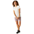 White - Close up - Regatta Womens-Ladies Fingal V Neck T-Shirt