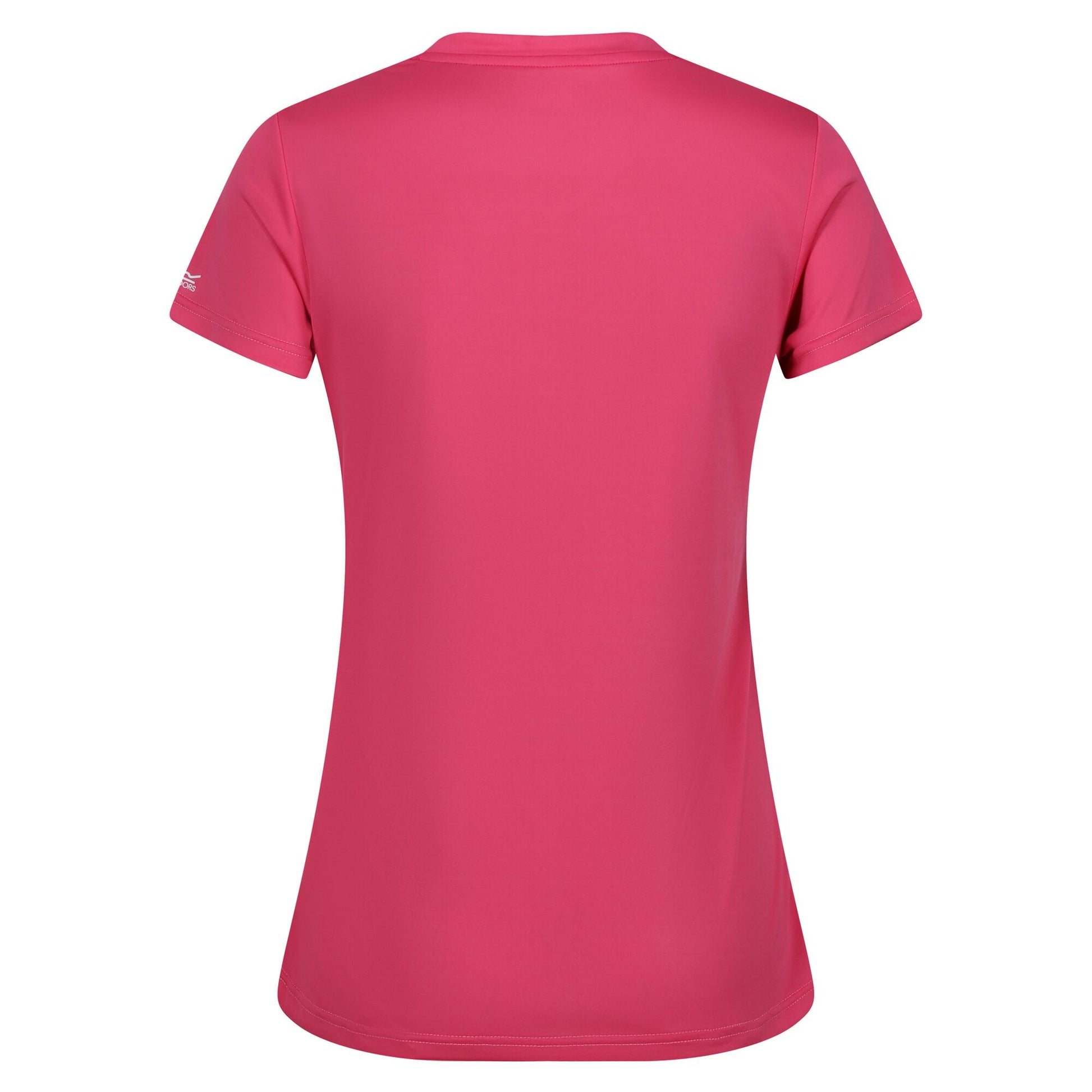 Flamingo Pink - Back - Regatta Womens-Ladies Fingal V Neck T-Shirt
