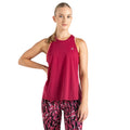 Berry Pink-Neon Pink - Front - Dare 2B Womens-Ladies Gravitate Vest Top