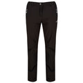 Black - Front - Regatta Great Outdoors Womens-Ladies Geo Softshell II Long Leg Trousers