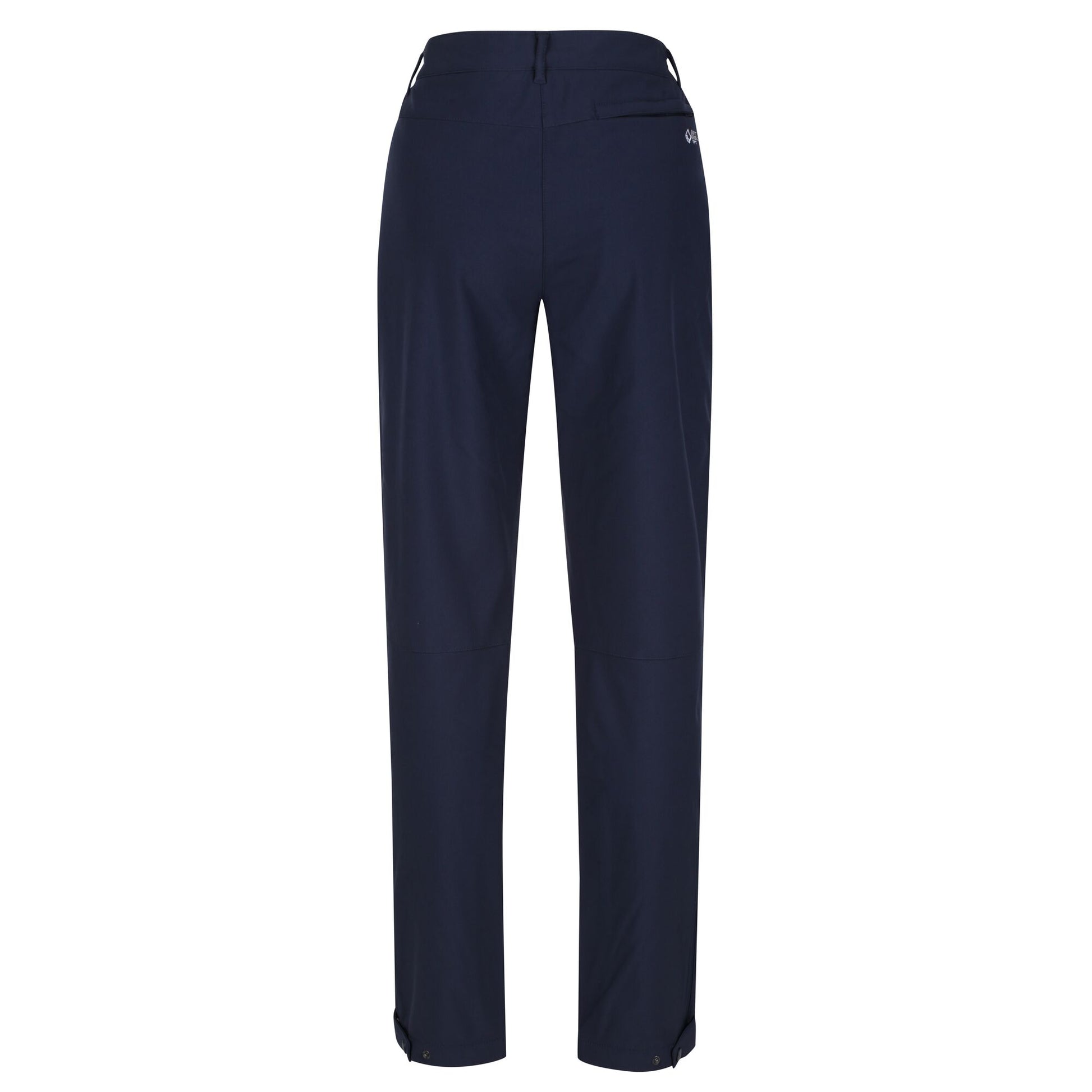 Navy - Back - Regatta Great Outdoors Womens-Ladies Geo Softshell II Regular Leg Trousers