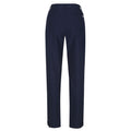 Navy - Back - Regatta Great Outdoors Womens-Ladies Geo Softshell II Regular Leg Trousers