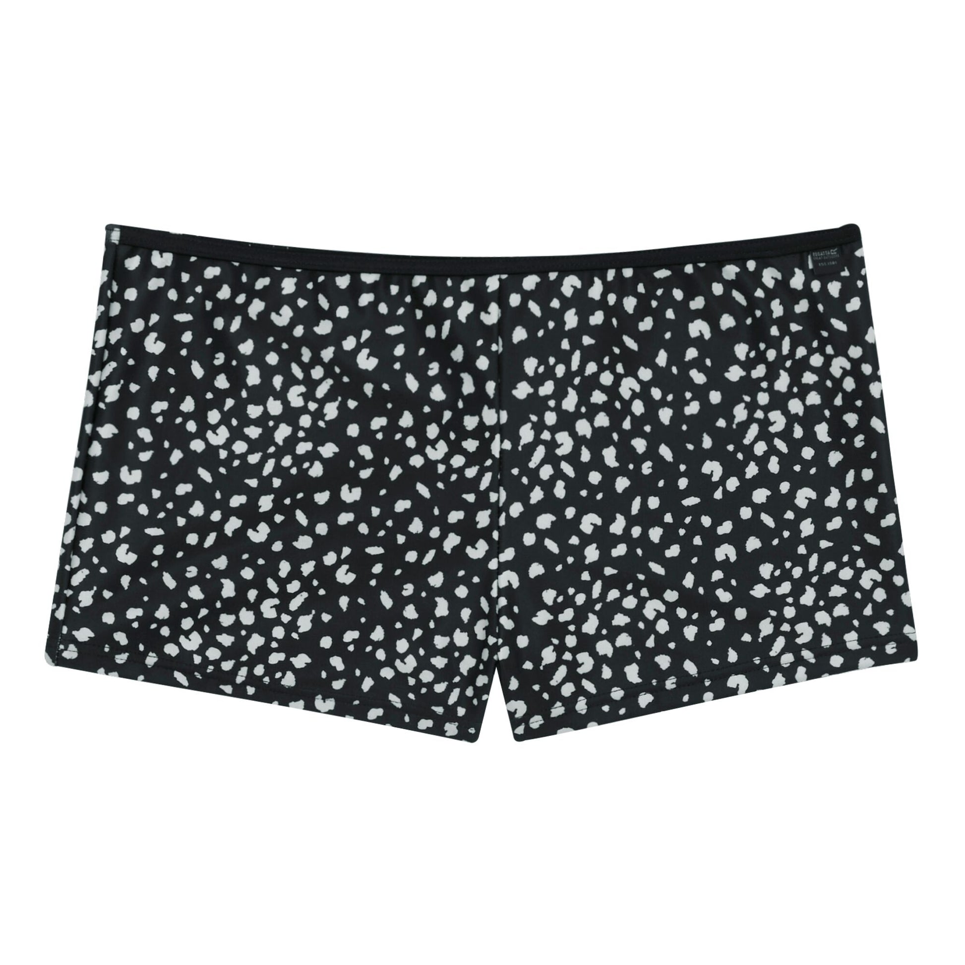 Black-White - Front - Regatta Womens-Ladies Aceana Polka Dot Bikini Bottoms