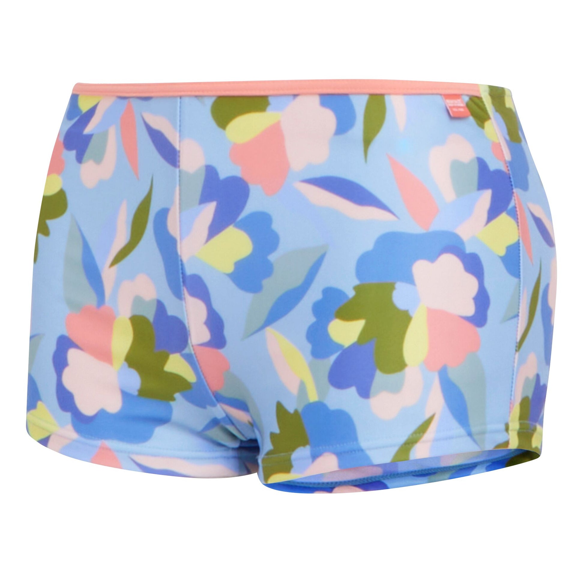 Blue - Side - Regatta Womens-Ladies Aceana Floral Bikini Bottoms