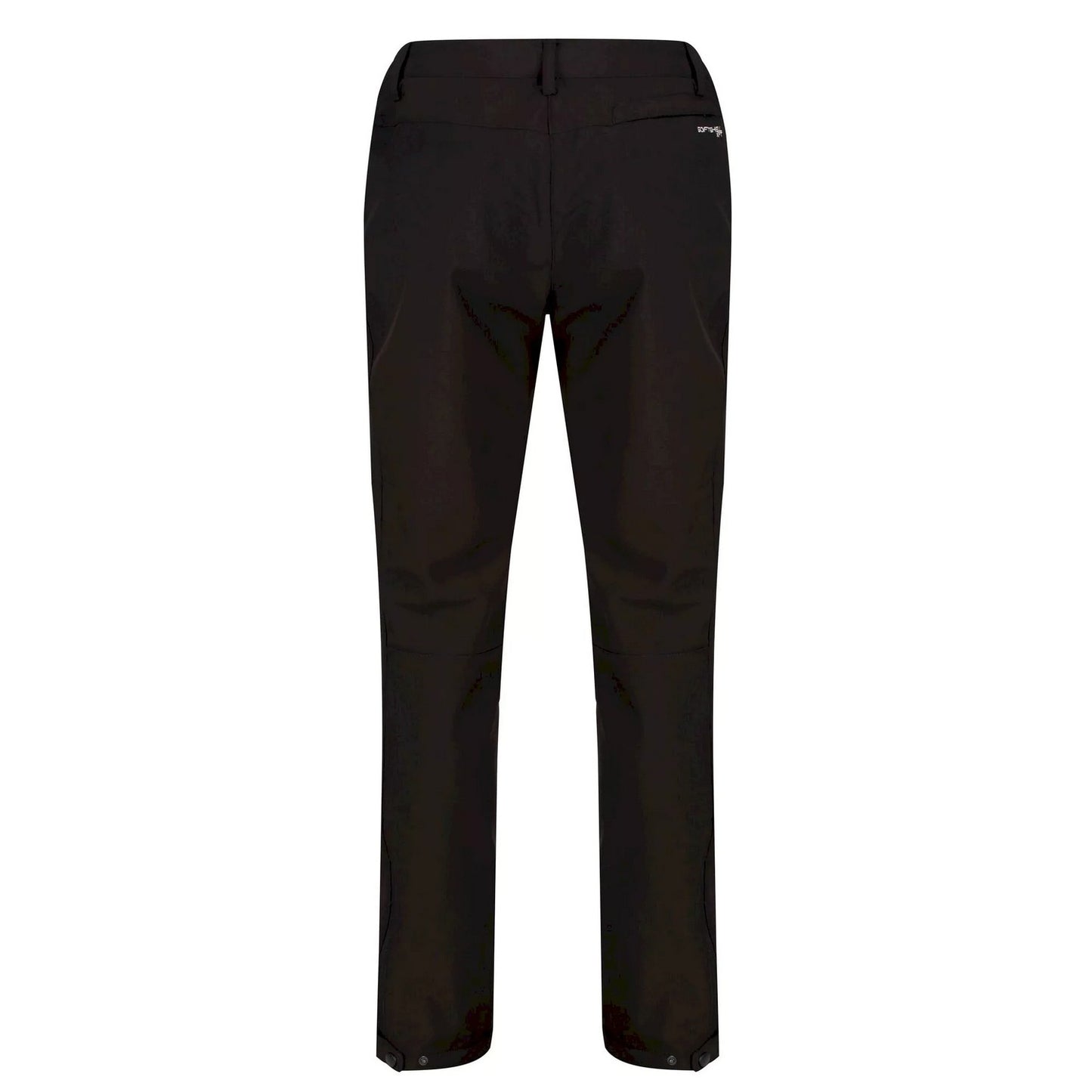 Black - Back - Regatta Great Outdoors Womens-Ladies Geo Softshell II Short Leg Trousers
