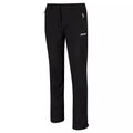 Black - Side - Regatta Great Outdoors Womens-Ladies Geo Softshell II Short Leg Trousers
