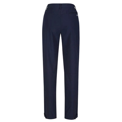 Navy - Back - Regatta Great Outdoors Womens-Ladies Geo Softshell II Short Leg Trousers