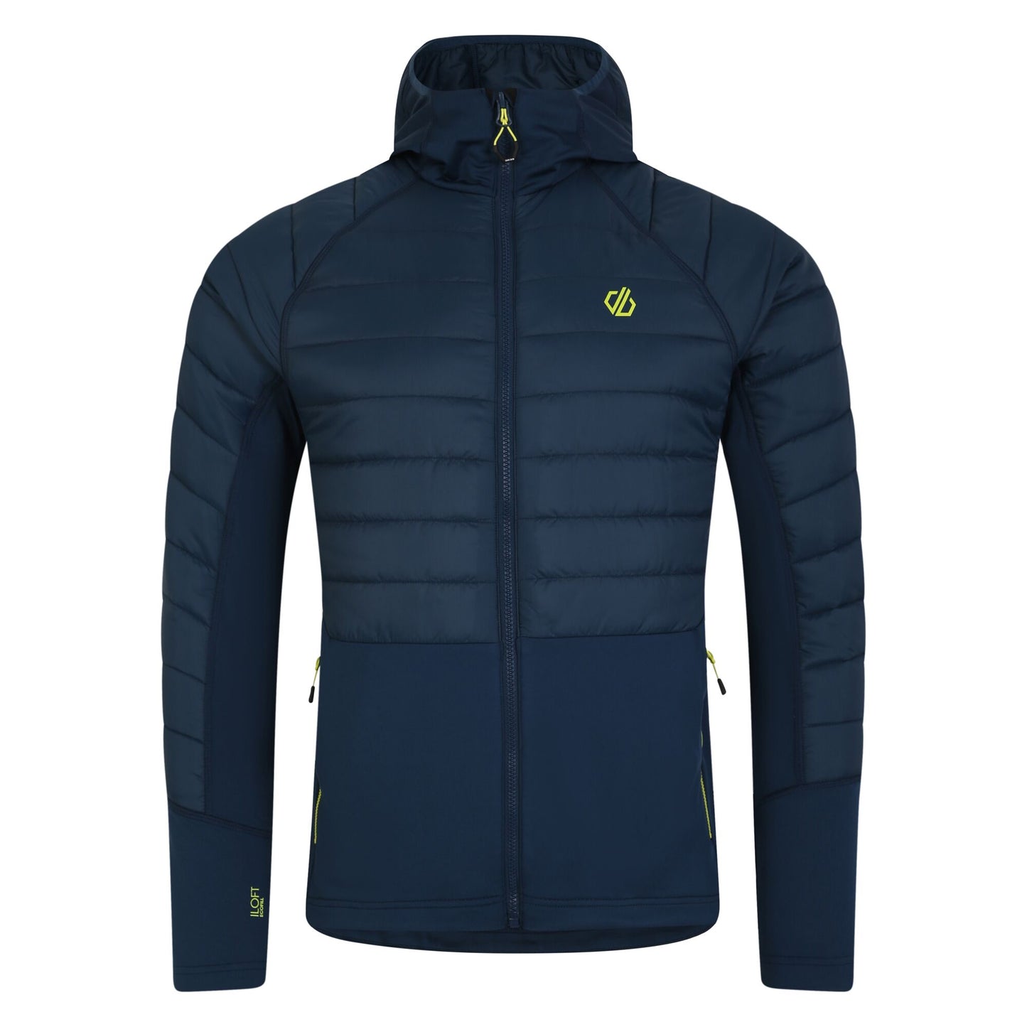 Moonlight Denim - Front - Dare 2B Mens Descending Hybrid Jacket