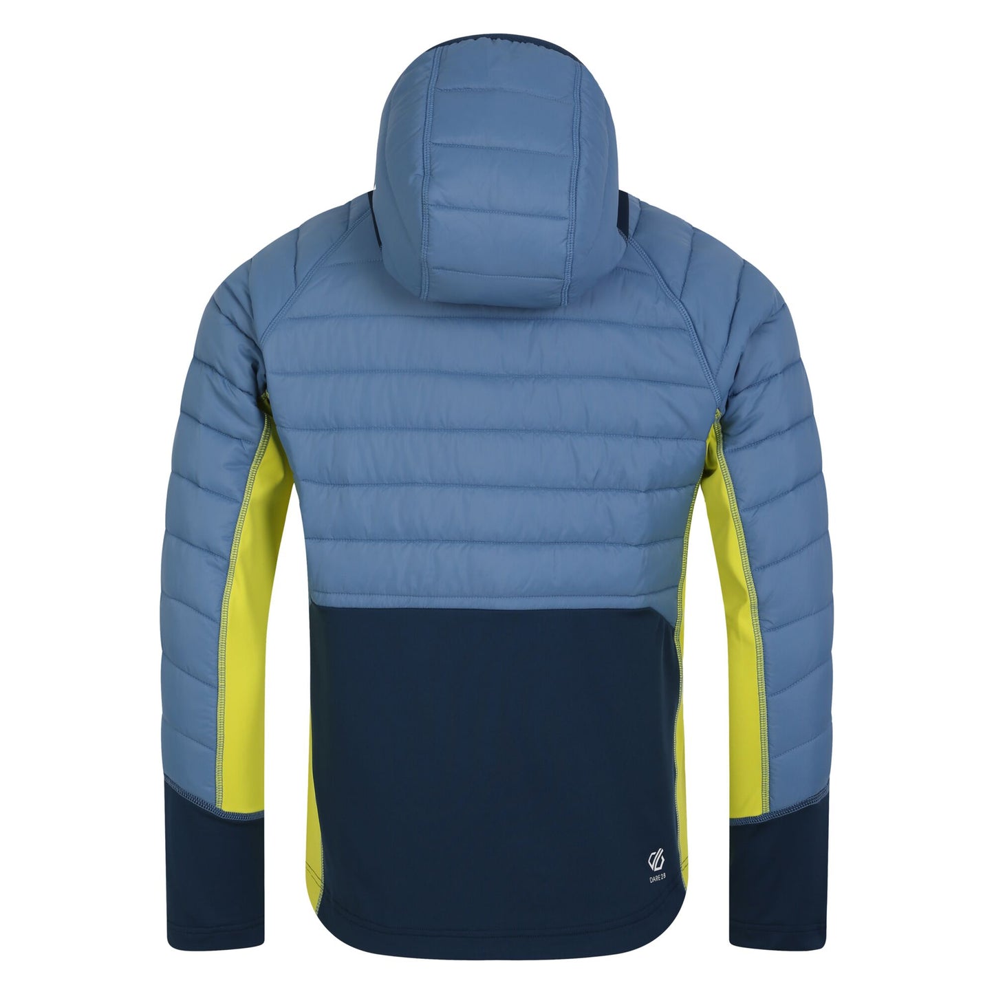 Coronet Blue-Moonlight Denim - Back - Dare 2B Mens Descending Hybrid Jacket