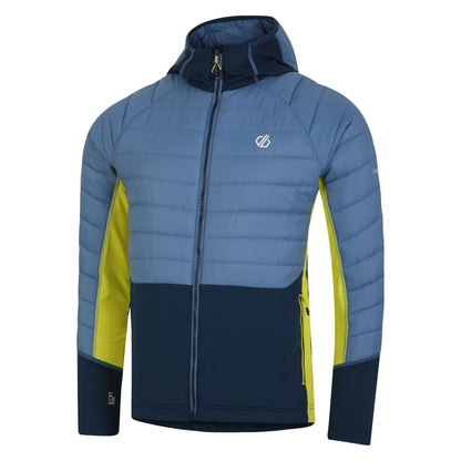 Coronet Blue-Moonlight Denim - Side - Dare 2B Mens Descending Hybrid Jacket
