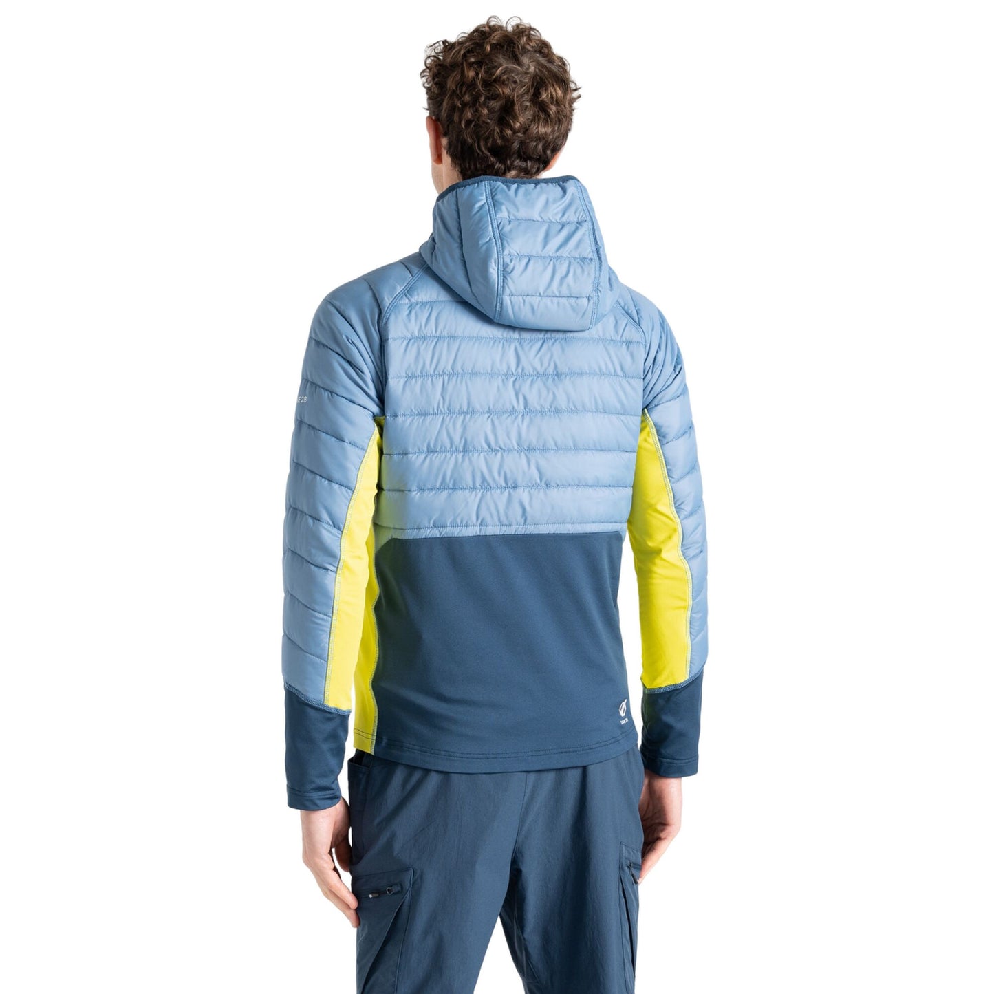 Coronet Blue-Moonlight Denim - Pack Shot - Dare 2B Mens Descending Hybrid Jacket