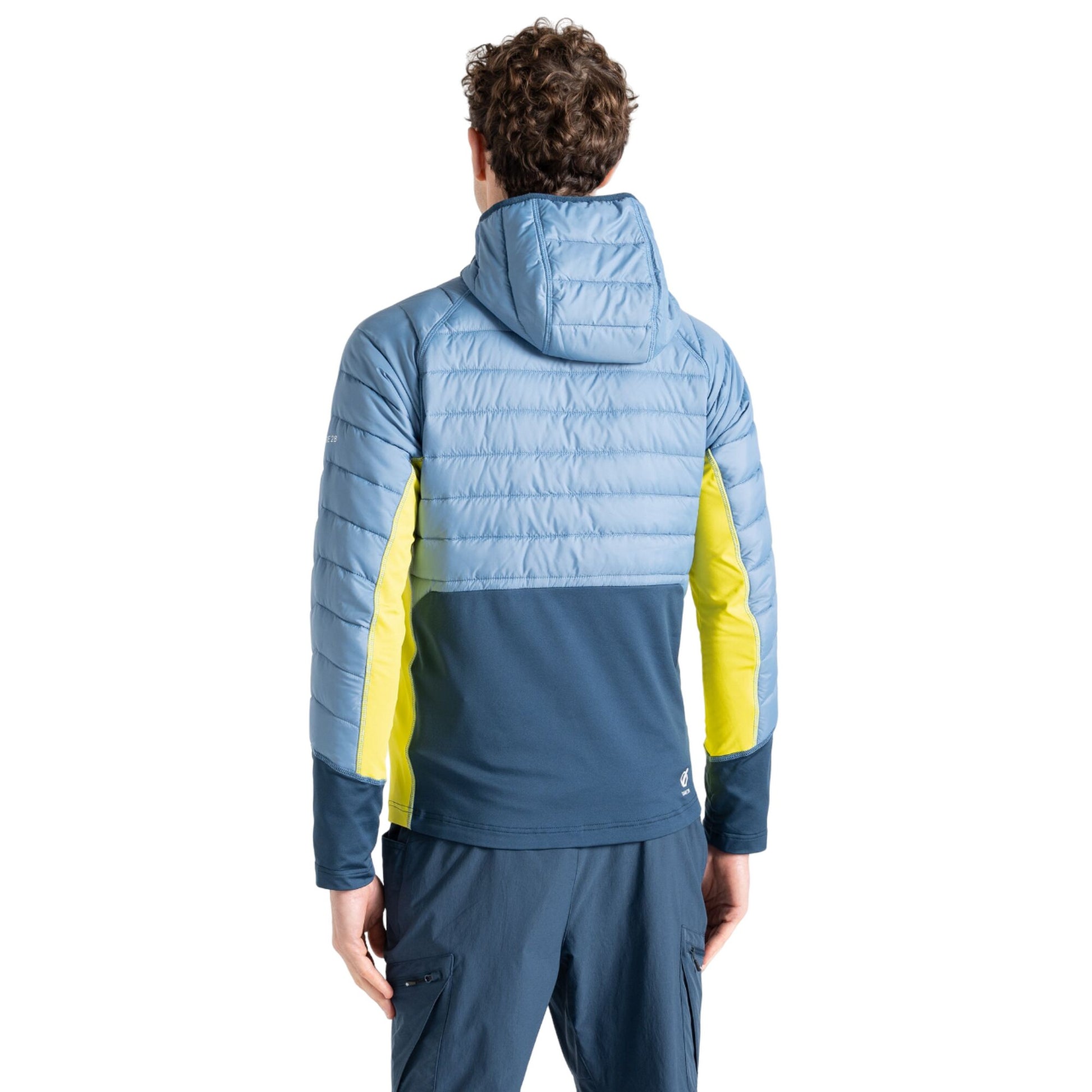 Coronet Blue-Moonlight Denim - Pack Shot - Dare 2B Mens Descending Hybrid Jacket