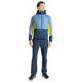 Coronet Blue-Moonlight Denim - Close up - Dare 2B Mens Descending Hybrid Jacket