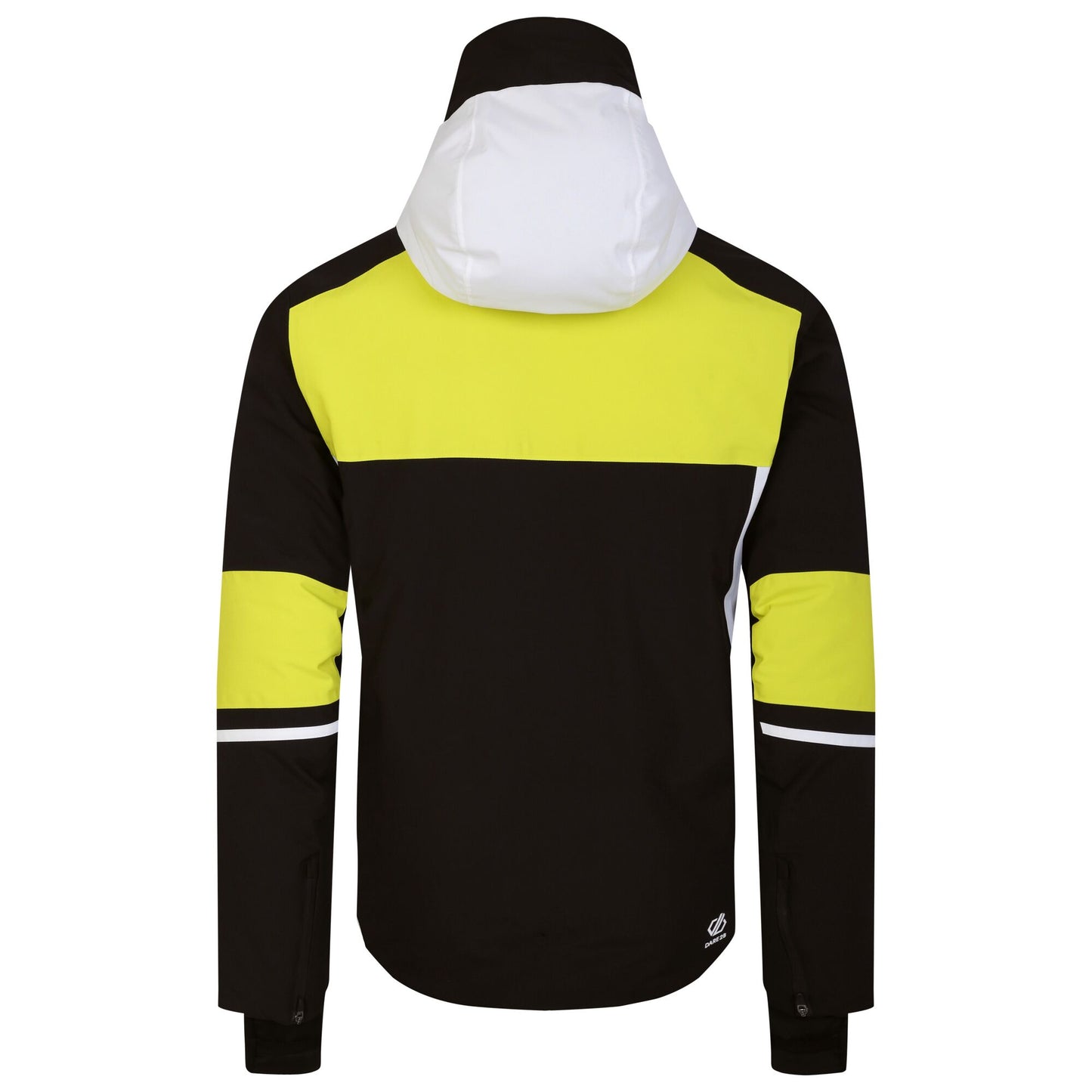 Neon Spring-Black - Back - Dare 2B Mens Amplitude Ski Jacket