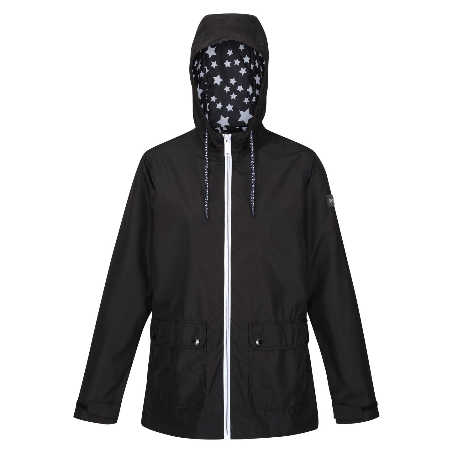 Black - Front - Regatta Womens-Ladies Bayletta Waterproof Jacket