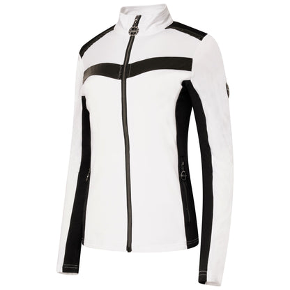 White-Black - Side - Dare 2B Womens-Ladies Divinity II Core Stretch Fleece Jacket