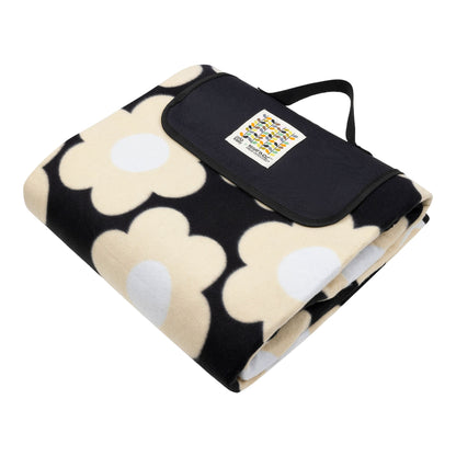 Black - Lifestyle - Regatta Orla Kiely Daisy Picnic Blanket