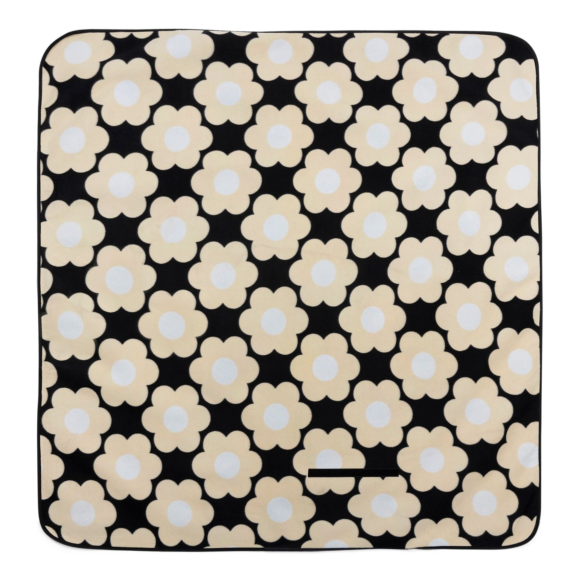 Black - Front - Regatta Orla Kiely Daisy Picnic Blanket