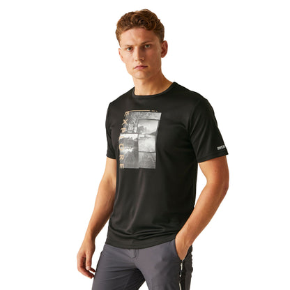 Black - Lifestyle - Regatta Mens Fingal VIII Explore T-Shirt