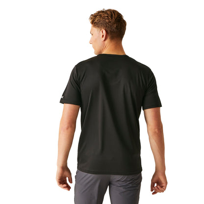 Black - Pack Shot - Regatta Mens Fingal VIII Explore T-Shirt