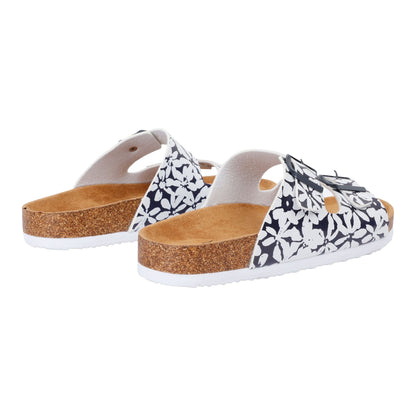 Navy-White - Back - Regatta Womens-Ladies Mia Double Strap Sandals