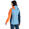 Niagara Blue-Satsuma - Pack Shot - Dare 2B Womens-Ladies Lexan Colour Block Soft Shell Jacket