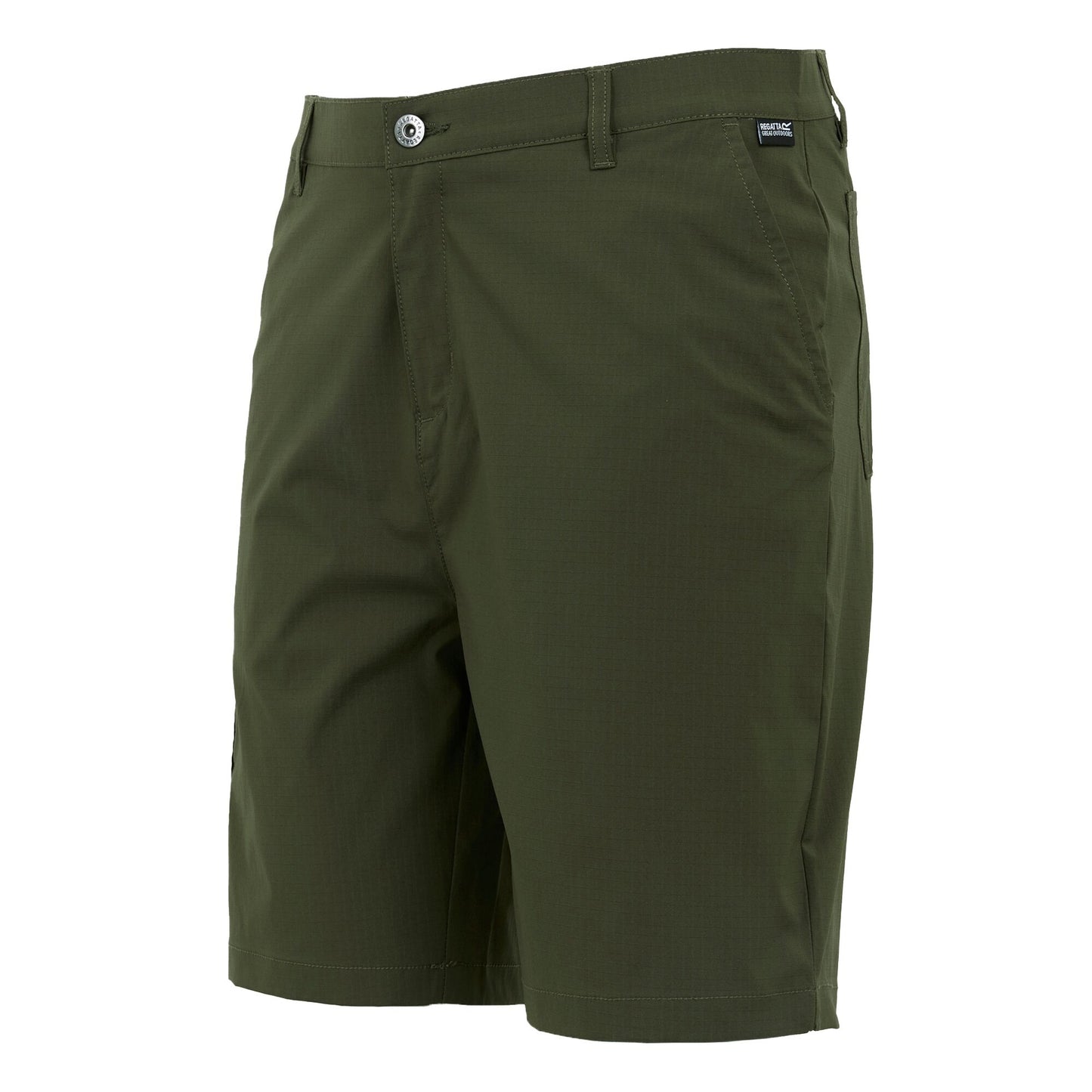 Dark Khaki - Side - Regatta Mens Dalry Multi Pocket Shorts
