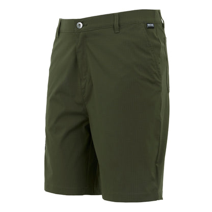 Dark Khaki - Side - Regatta Mens Dalry Multi Pocket Shorts