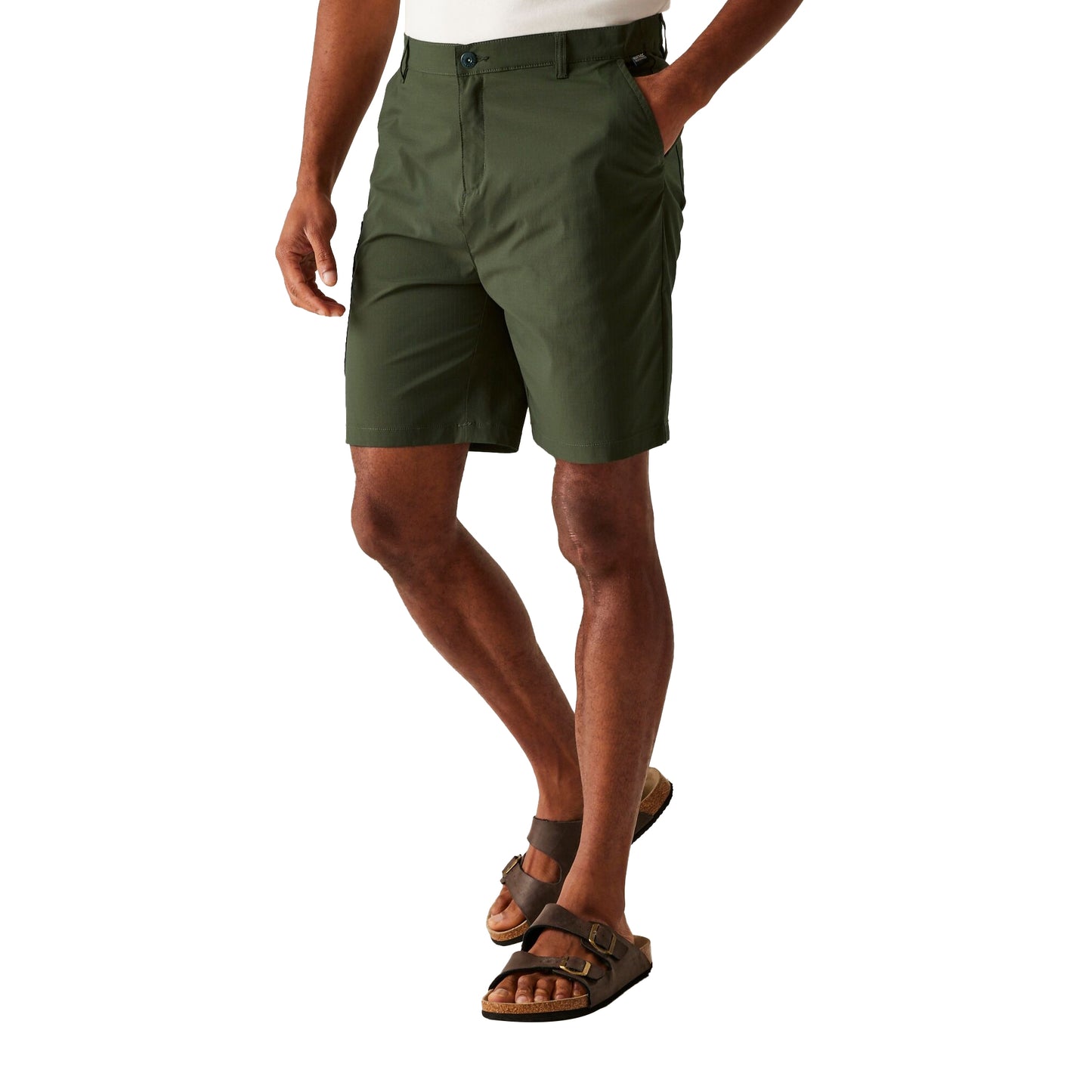 Dark Khaki - Lifestyle - Regatta Mens Dalry Multi Pocket Shorts