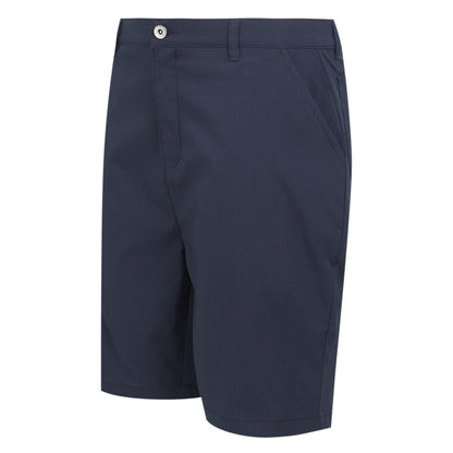 Navy - Side - Regatta Mens Dalry Multi Pocket Shorts