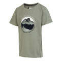 Agave Green - Side - Regatta Childrens-Kids Bosley VII Graphic Print T-Shirt