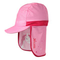 Sweet Pink - Side - Regatta Childrens-Kids Protect II Luna The Unicorn Cap