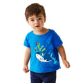 Hawaiian Blue - Lifestyle - Regatta Childrens-Kids Bubbles The Shark T-Shirt