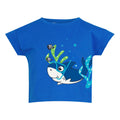 Hawaiian Blue - Front - Regatta Childrens-Kids Bubbles The Shark T-Shirt