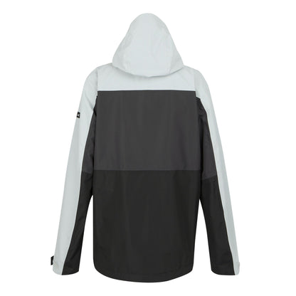 Silver Grey-Ash - Back - Regatta Mens Maland Waterproof Jacket