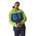 Piquant Green-Moroccan Blue - Lifestyle - Regatta Mens Maland Waterproof Jacket