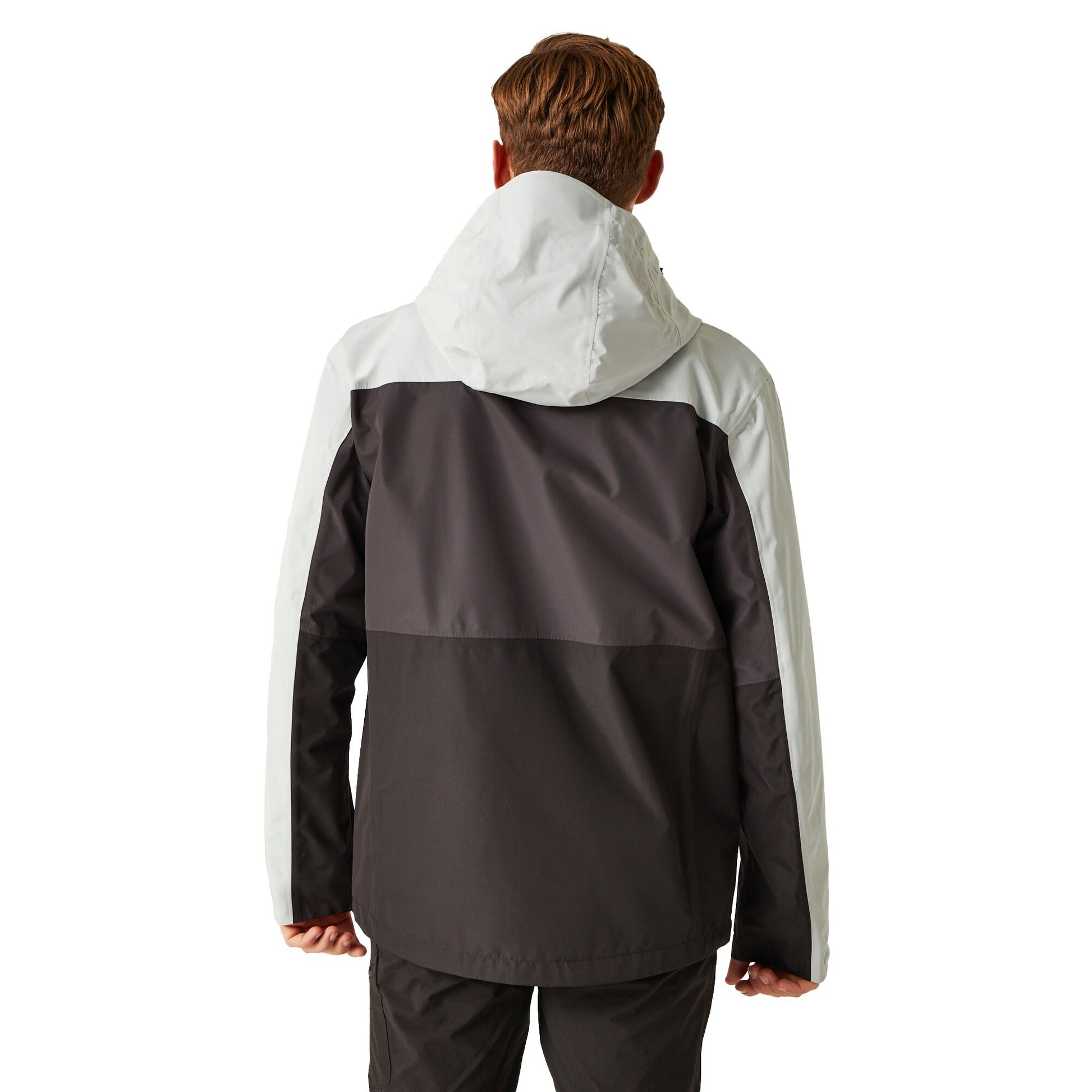 Silver Grey-Ash - Pack Shot - Regatta Mens Maland Waterproof Jacket