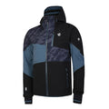 Black - Side - Dare 2B Mens Supernova II Camo Ski Jacket