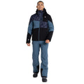 Black - Close up - Dare 2B Mens Supernova II Camo Ski Jacket