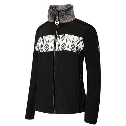 Black - Side - Dare 2B Womens-Ladies Engross II Full Zip Sweatshirt