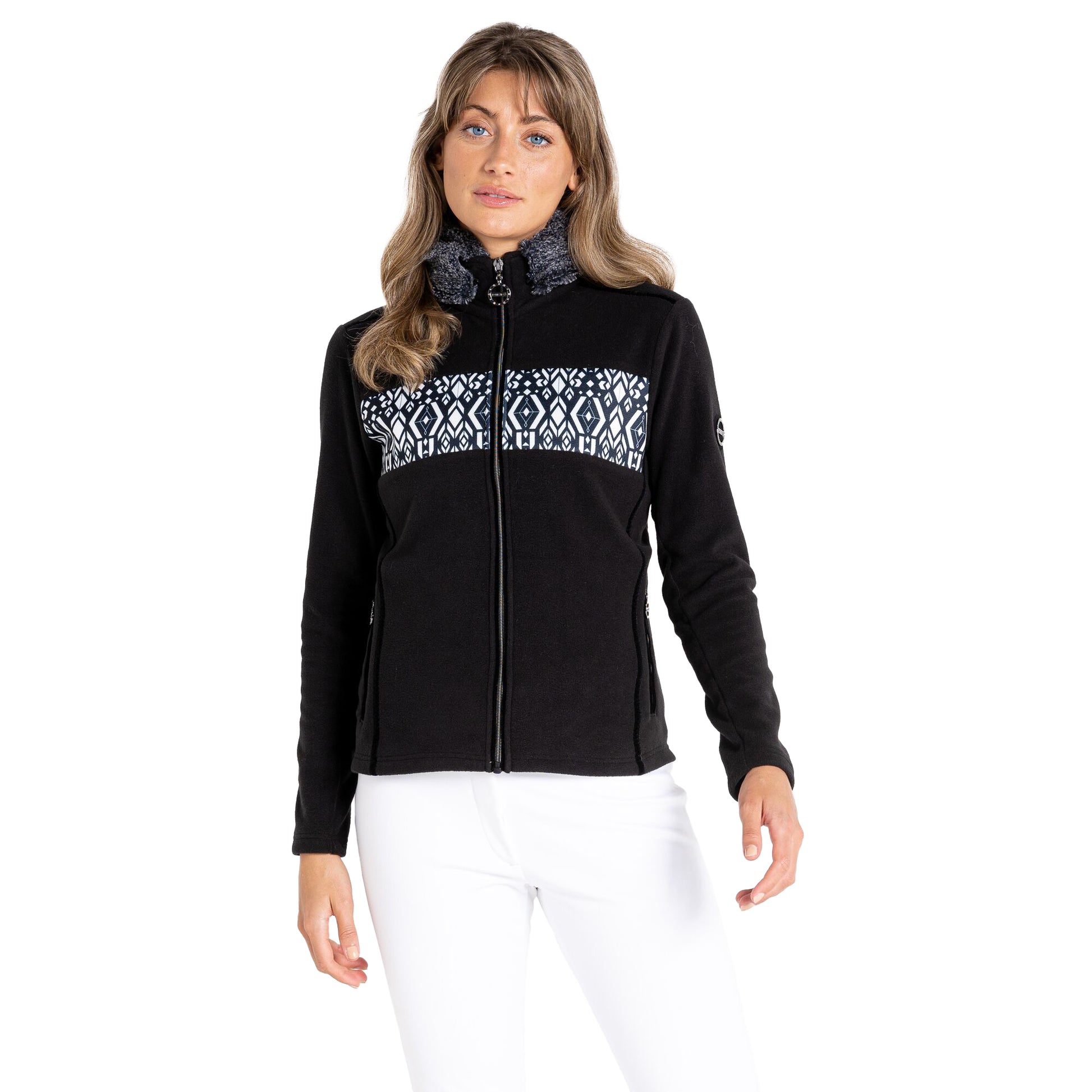 Black - Lifestyle - Dare 2B Womens-Ladies Engross II Full Zip Sweatshirt